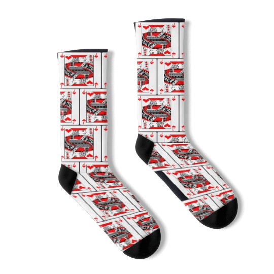 Jack Playing card hearts Socks