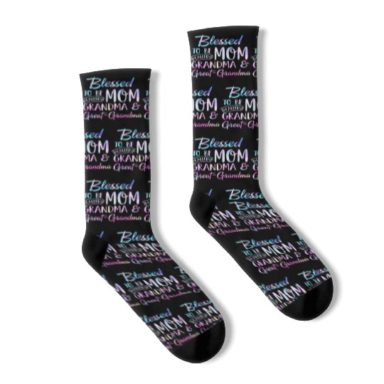 Blessed To Be Called Mom Grandma Mothers Day Socks