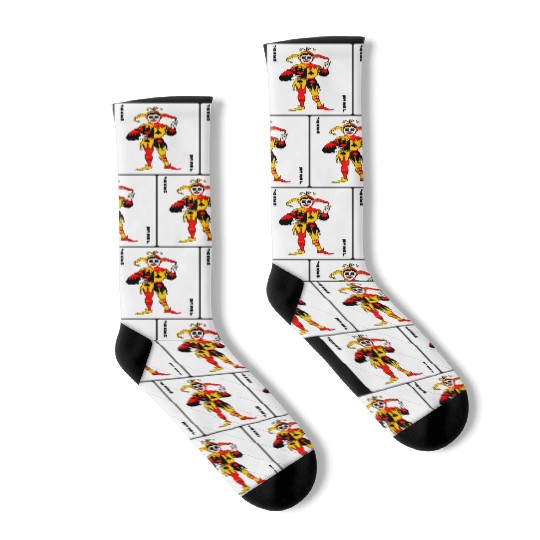 Playing card Joker Socks