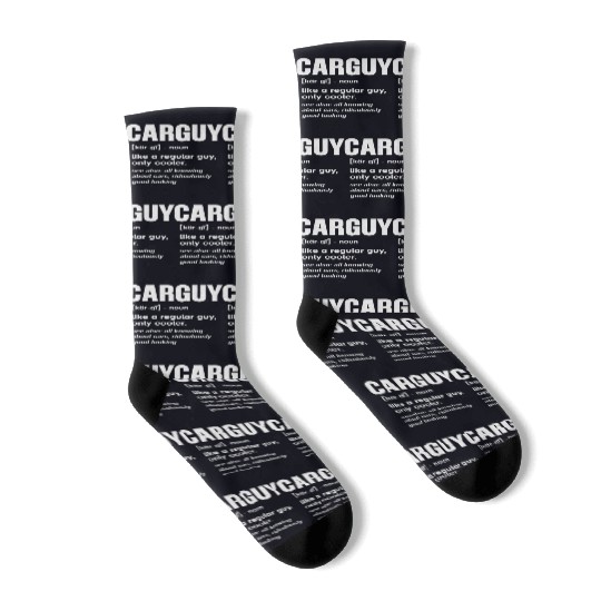 Car Guy Definition Mechanic Auto Racing Car Lovers Socks