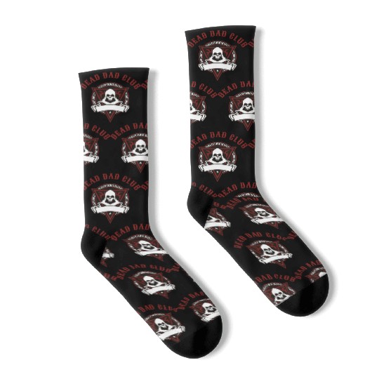Dead Dad Club For Father's Day Socks