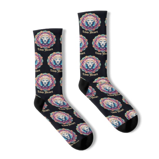 Lion Mandala Socks