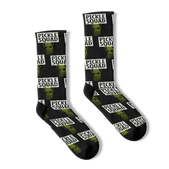 Pickle Design Cucumber Pickle Lover Socks