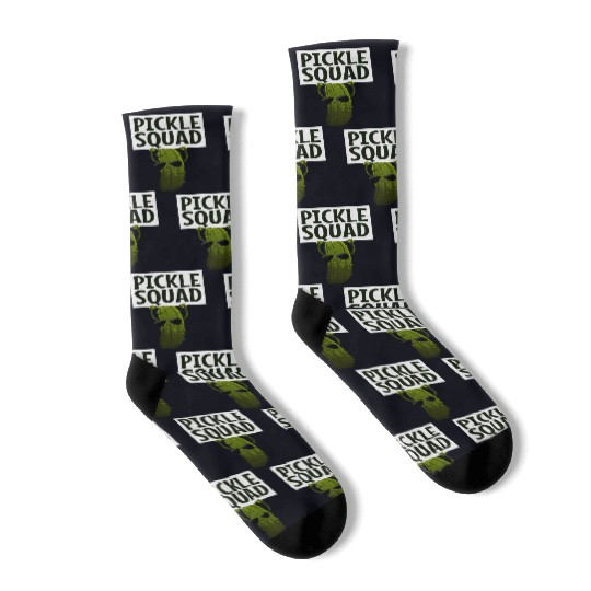 Pickle Design Cucumber Pickle Lover Socks
