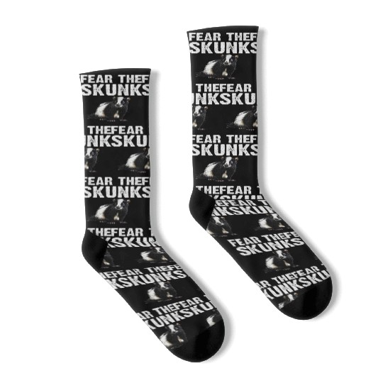 Best Skunk Design Zookeeper Skunk Lover Socks