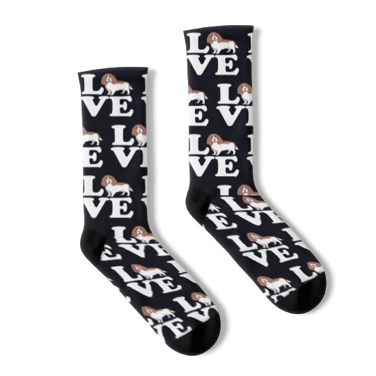 Dog Owner I Love My Dog Springer Spaniel Socks