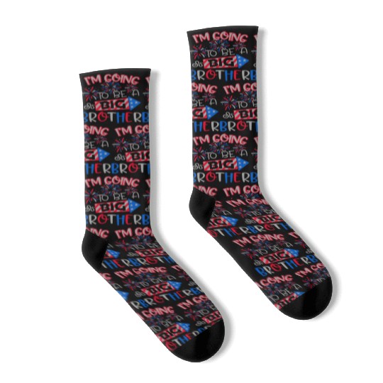 Big Brother Funny 4th Of July Independence Day Socks