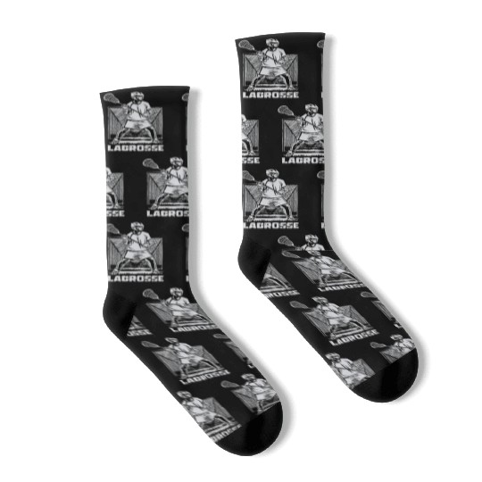 Lacrosse Game Gift Socks