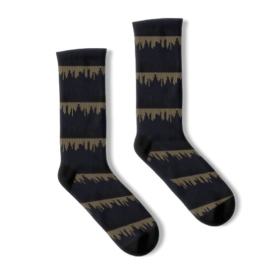 Atlanta City Sound Waves Socks
