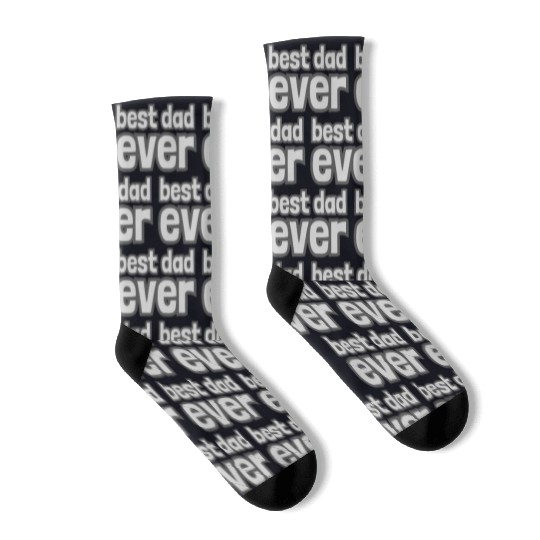Father's Day BEST DAD EVER Socks Socks Mug Gift