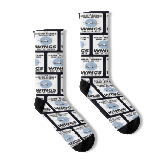 Aircraft Mechanic Aviation Maintenance Technician Socks