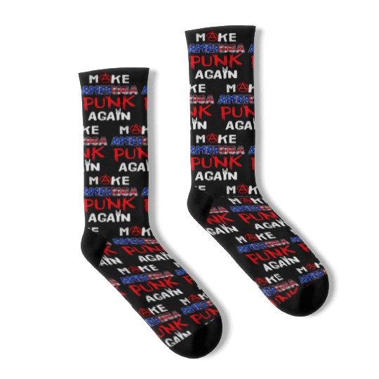 Make America punk again / US Punk Rock, Punks Socks