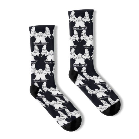 Meeple Cthulhu clothing Premium Socks