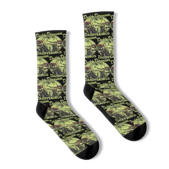 Daddy Dinosaur Daddysauru Supernatural Socks