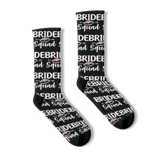 Bride Squad Bridal Party Bachelorette Party Socks
