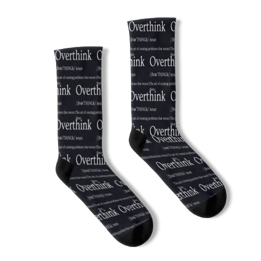 Overthink Definition Socks