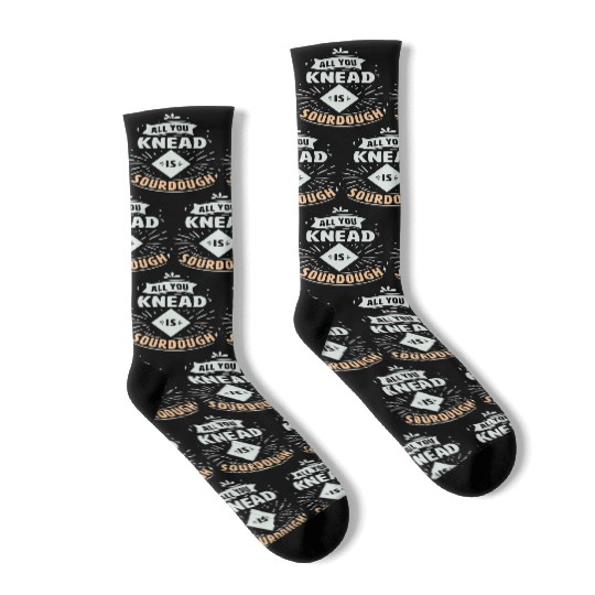 Sourdough Starter Bread Premium Socks