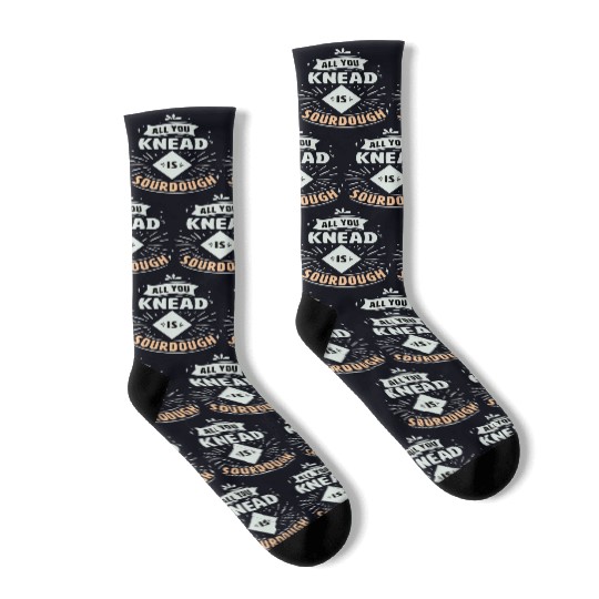 Sourdough Starter Bread Premium Socks