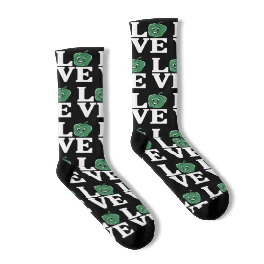 Bell Pepper Love Green Socks