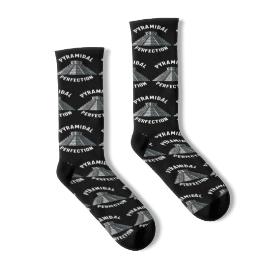 Aztec Pyramid Mayan Indigenous Mexican Aztec Socks