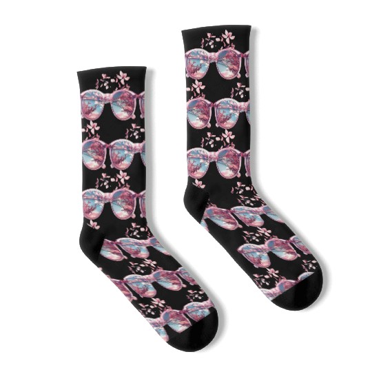 Blossom Reflection Socks