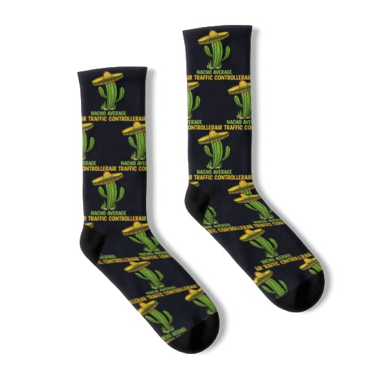 Nacho Average Air Traffic Controller Socks