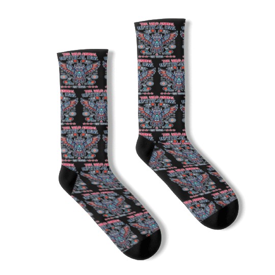 supernatural mystical owl Socks