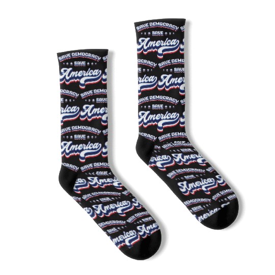 Save Democracy - 2024 Elections Socks