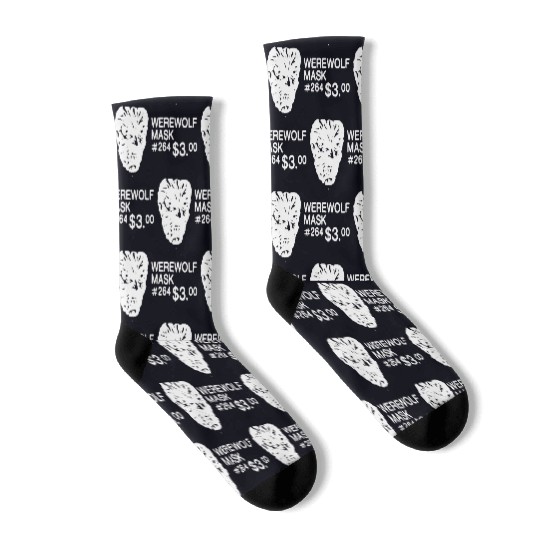 WEREWOLF MASK - W Socks
