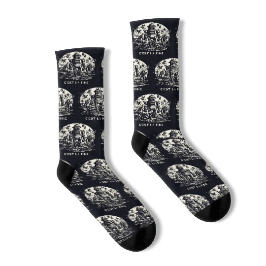 The Last Photocopy: Robot Machine Invasion Socks