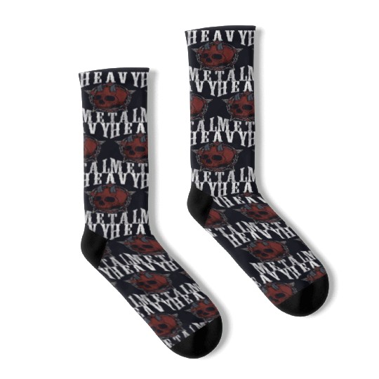 Rock and Roll Rocker Metal Band Socks