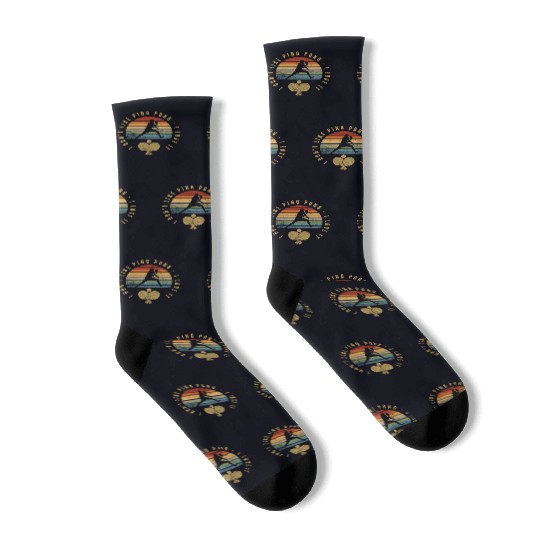 I Love Ping Pong Funny Ping Pong Player Socks