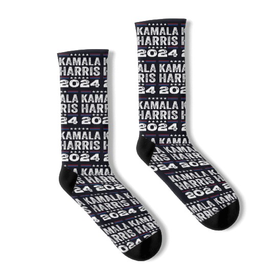 Kamala Harris 2024 US Election Democrat Socks