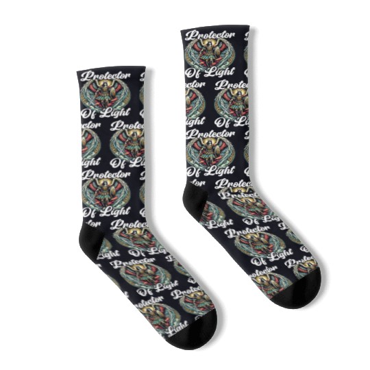 Archangel Michael Catholic Christianity Angel Socks