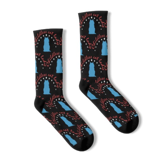 Vintage And Retro Funny Childless Cat Lady Socks