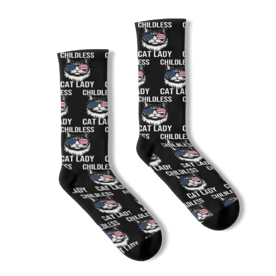 Childless Cat Lady Socks
