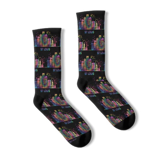 St Louisian Skyline St Louis Socks