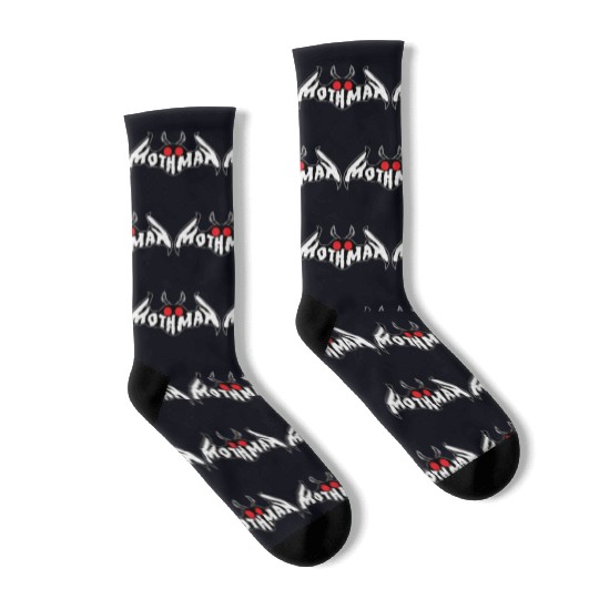 Mothman Monster Creepy Cryptid Socks