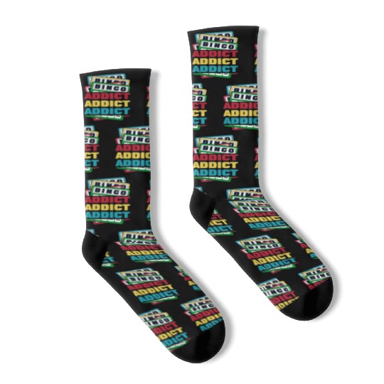 Bingo Addict Caller Daubers Professional Bingo Socks