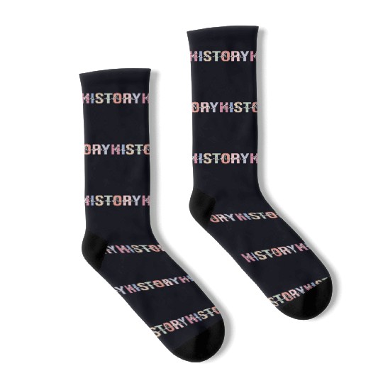 History Teacher School Socks