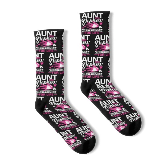 aunt and nephew best friends for life Socks