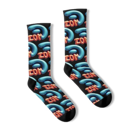 Typography Socks