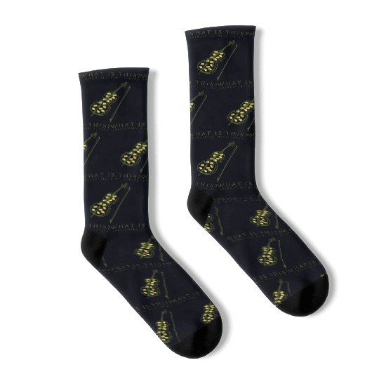 LimonCello Funny Summer Cocktail Design Socks