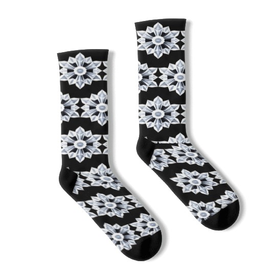 Ice Crystal Socks