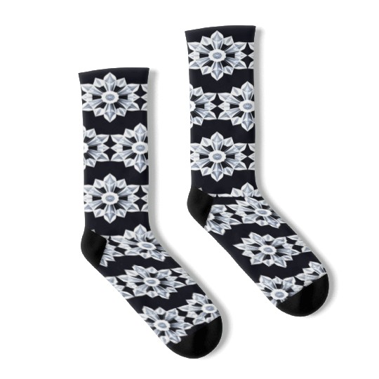 Ice Crystal Socks