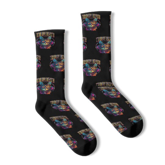 EDM Festival Trippy Beats Socks