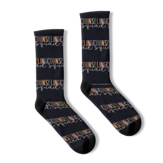 School Counselor Counseling Squad Socks