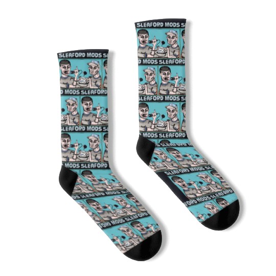Sleaford Mods Punk Rock Design Socks