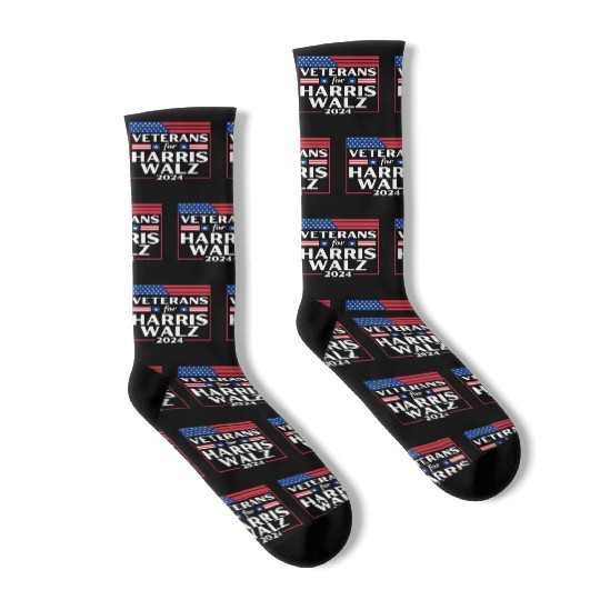 Veterans For Harris Walz 2024 Socks