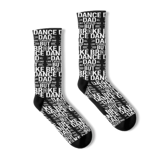 Dance Dad Regular But Broke Father's Day Gift Socks